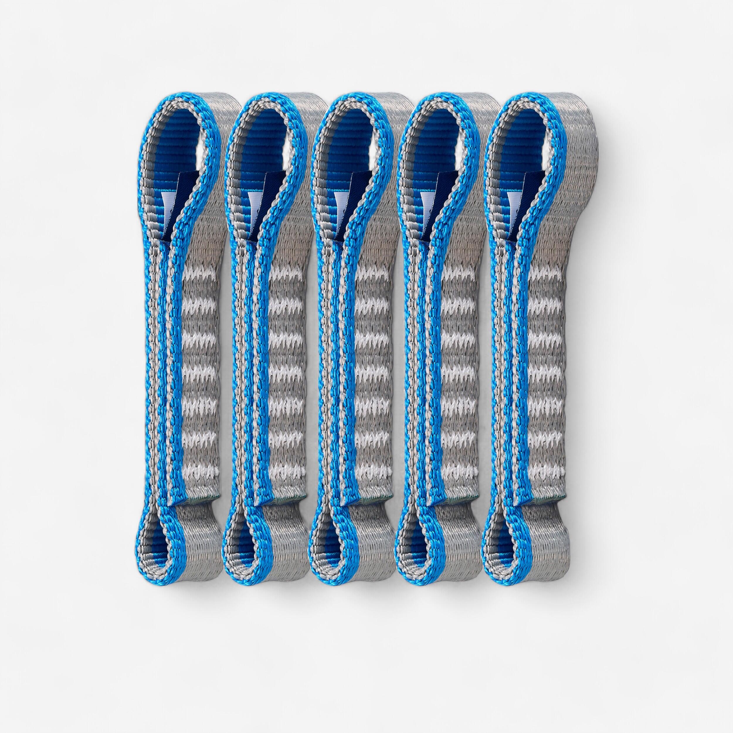 Simond - Lot De 5 Sangles D'alpinisme Et Escalade - Pack Sangle Klimb 11cm X5 - Dégaine - Escalade Alpi Canyoning Parapente - - 11 Cm - Decathlon