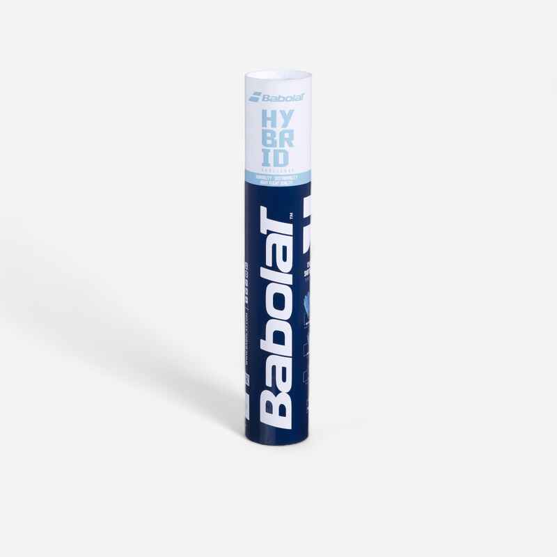 Federbälle Babolat hydrid - Challenge 77 12er Dose weiss