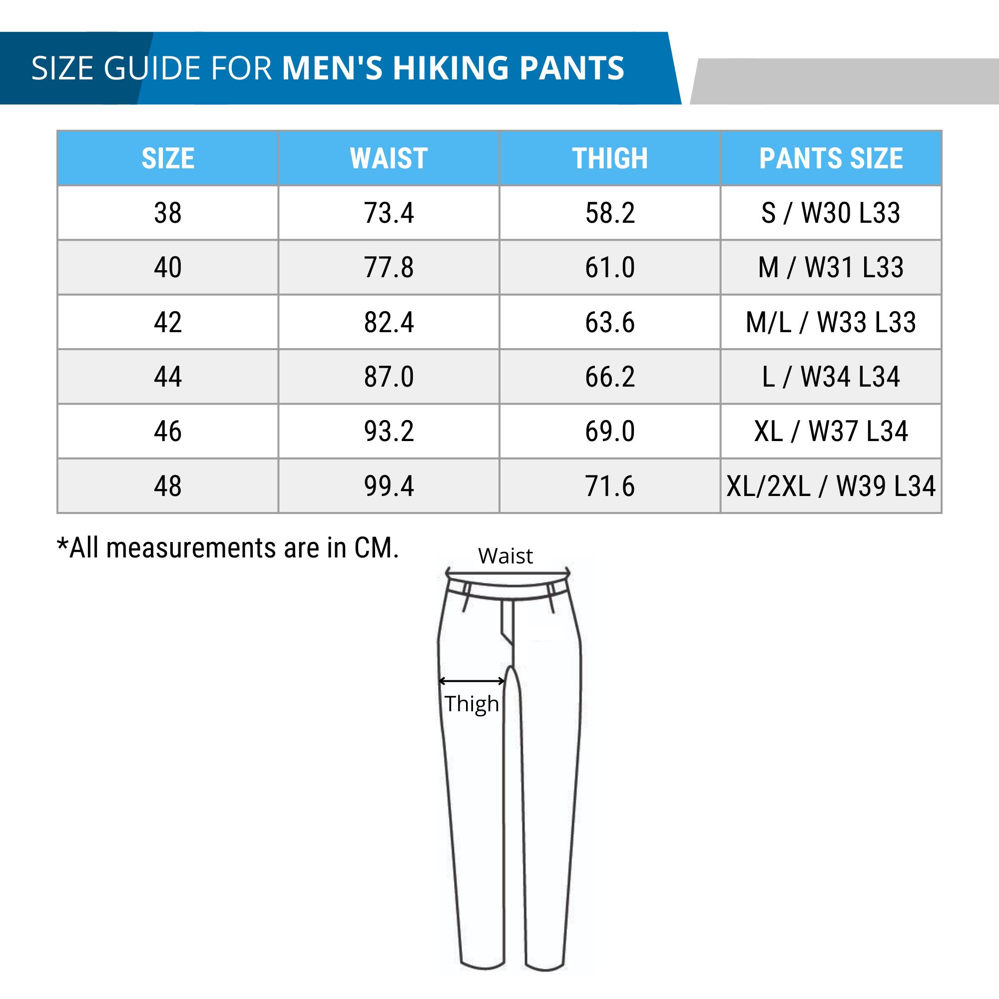 NH100 Hiking Pants - Men - Carbon grey - Quechua - Decathlon