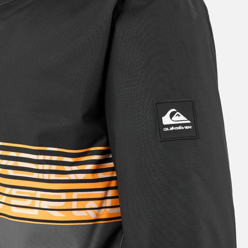 Kids’ Snowboard Jacket OVER AND OVER YOUTH Black QUIKSILVER Decathlon