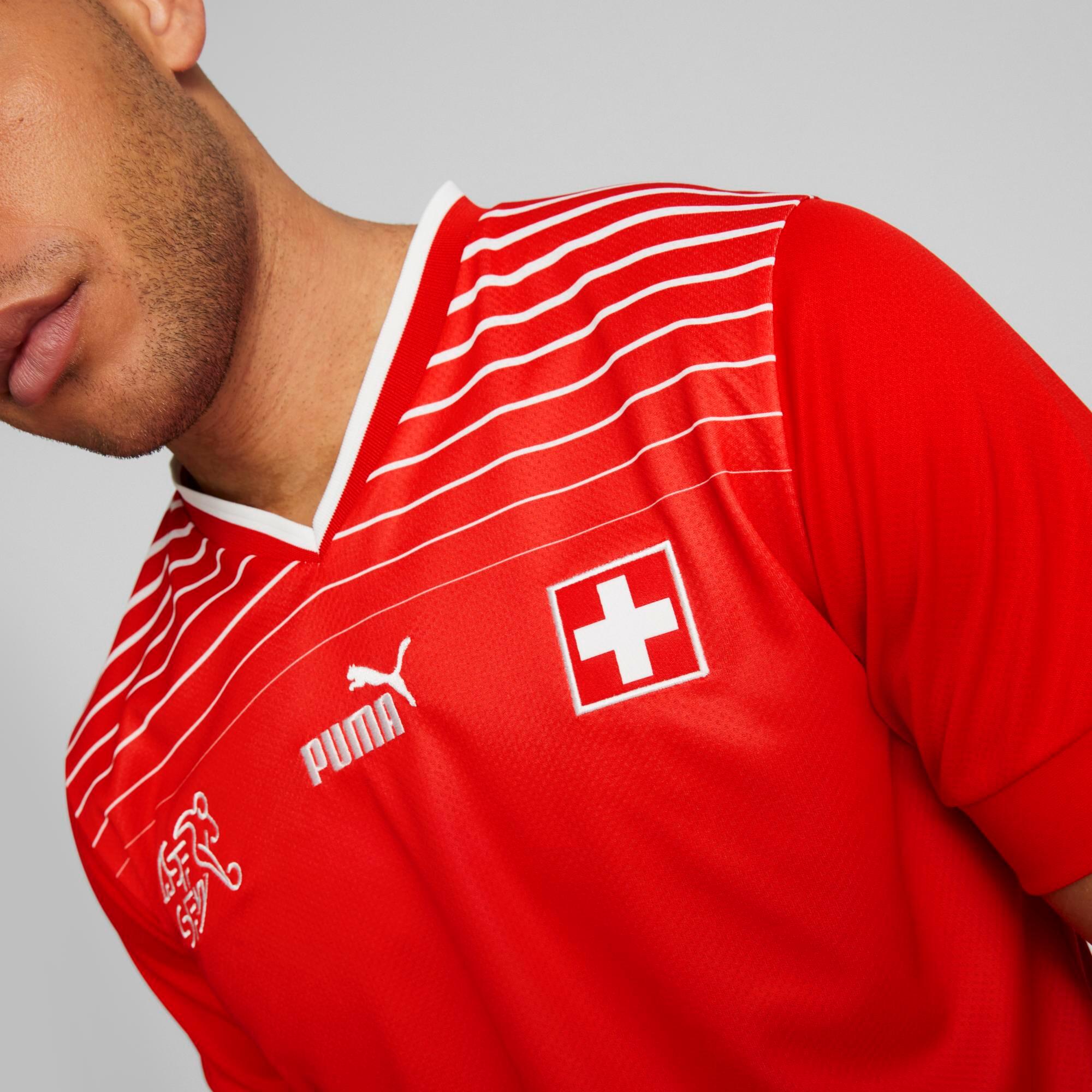 Fußballtrikot Schweiz Heim 2022 Damen/Herren 3/7