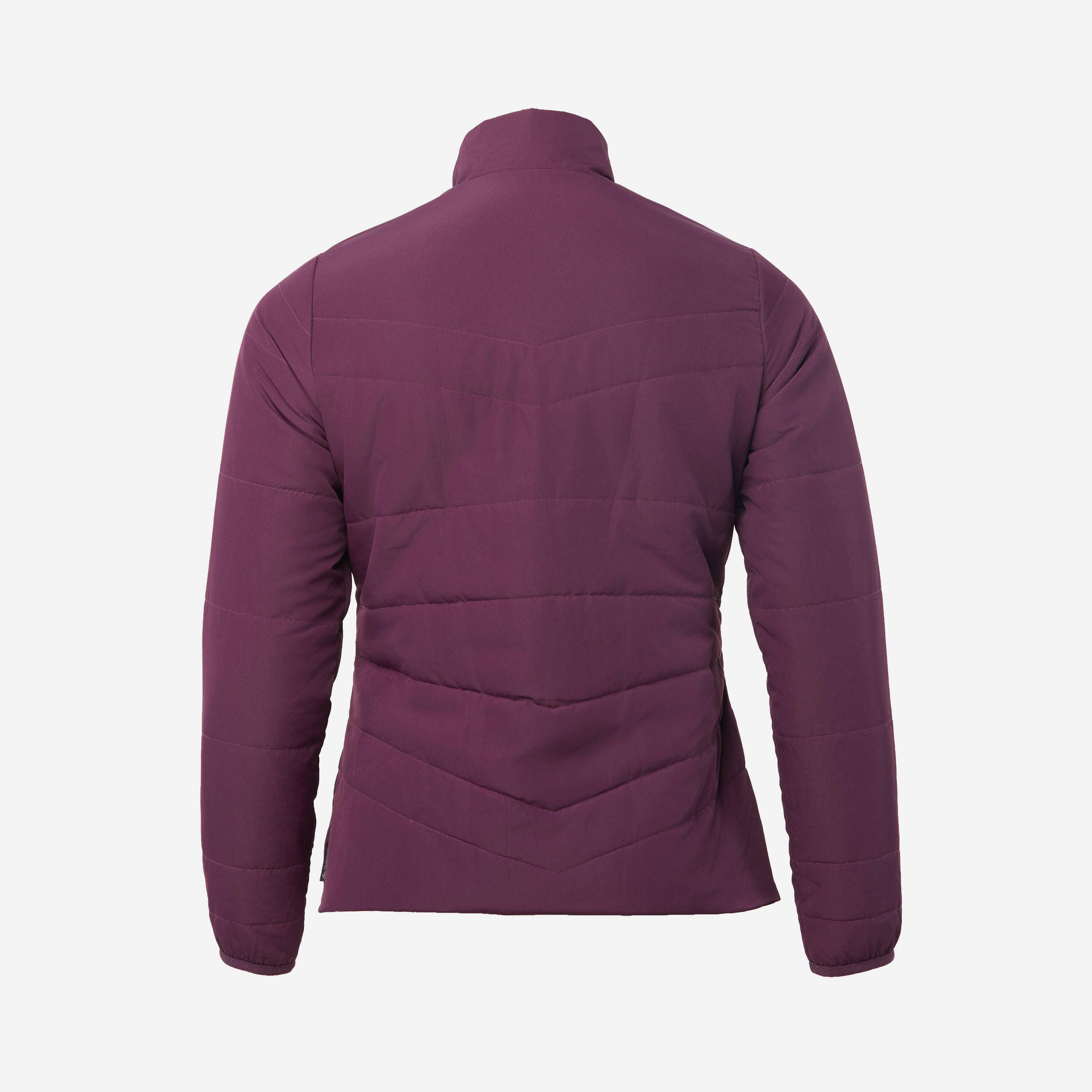 Women Puffer Jacket for Trekking - MT50 Purple -  2