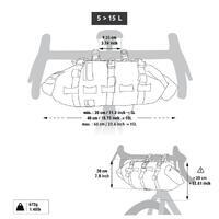 Torba za guvernal 5 do 15 L RIVERSIDETorba za bicikl - Riverside
