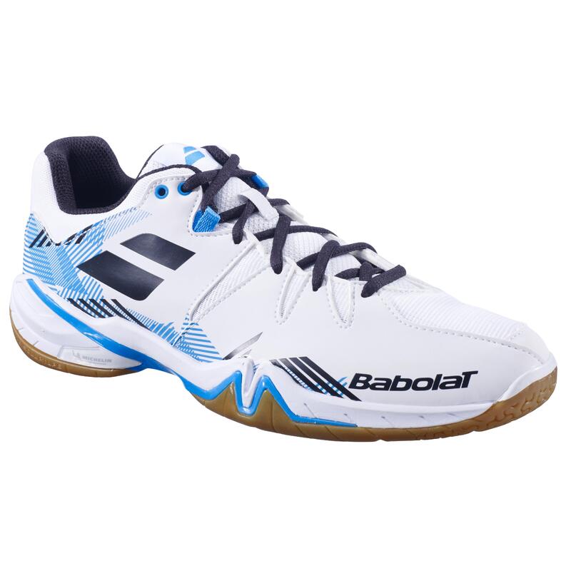 Scarpe badminton uomo Babolat SHADOW SPIRIT bianche/nere