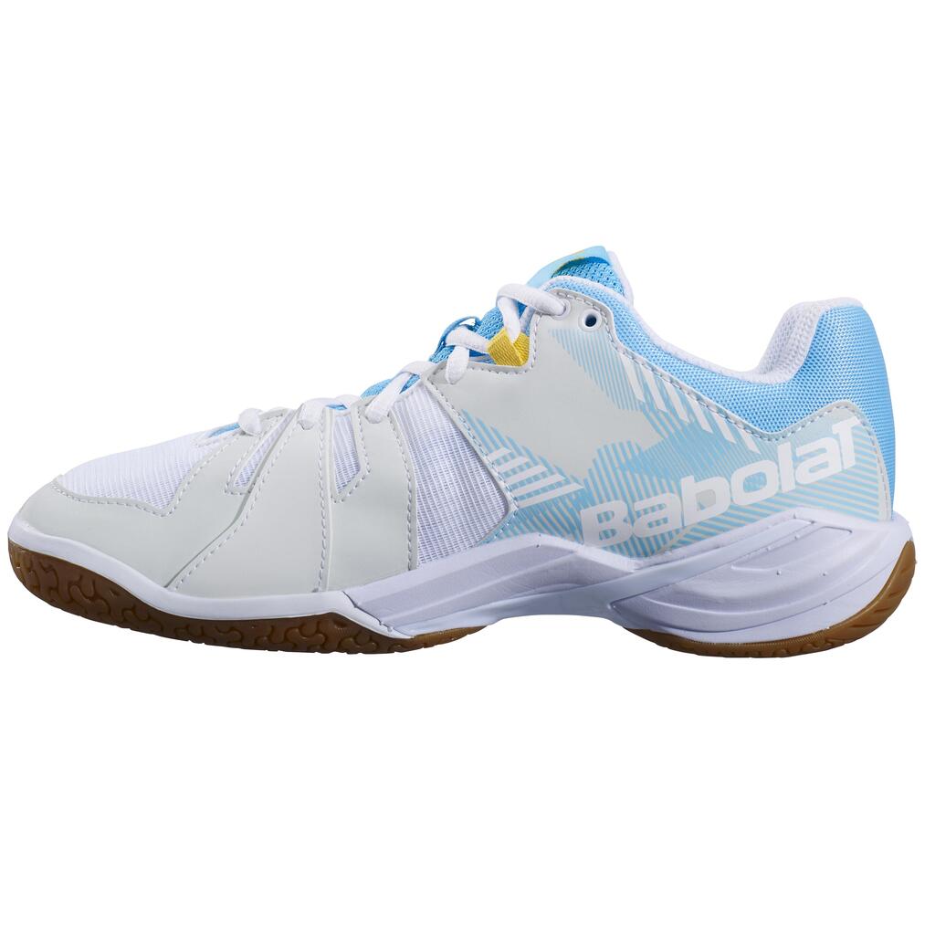 Damen Badmintonschuhe - Shadow Spirit weiss/hellblau