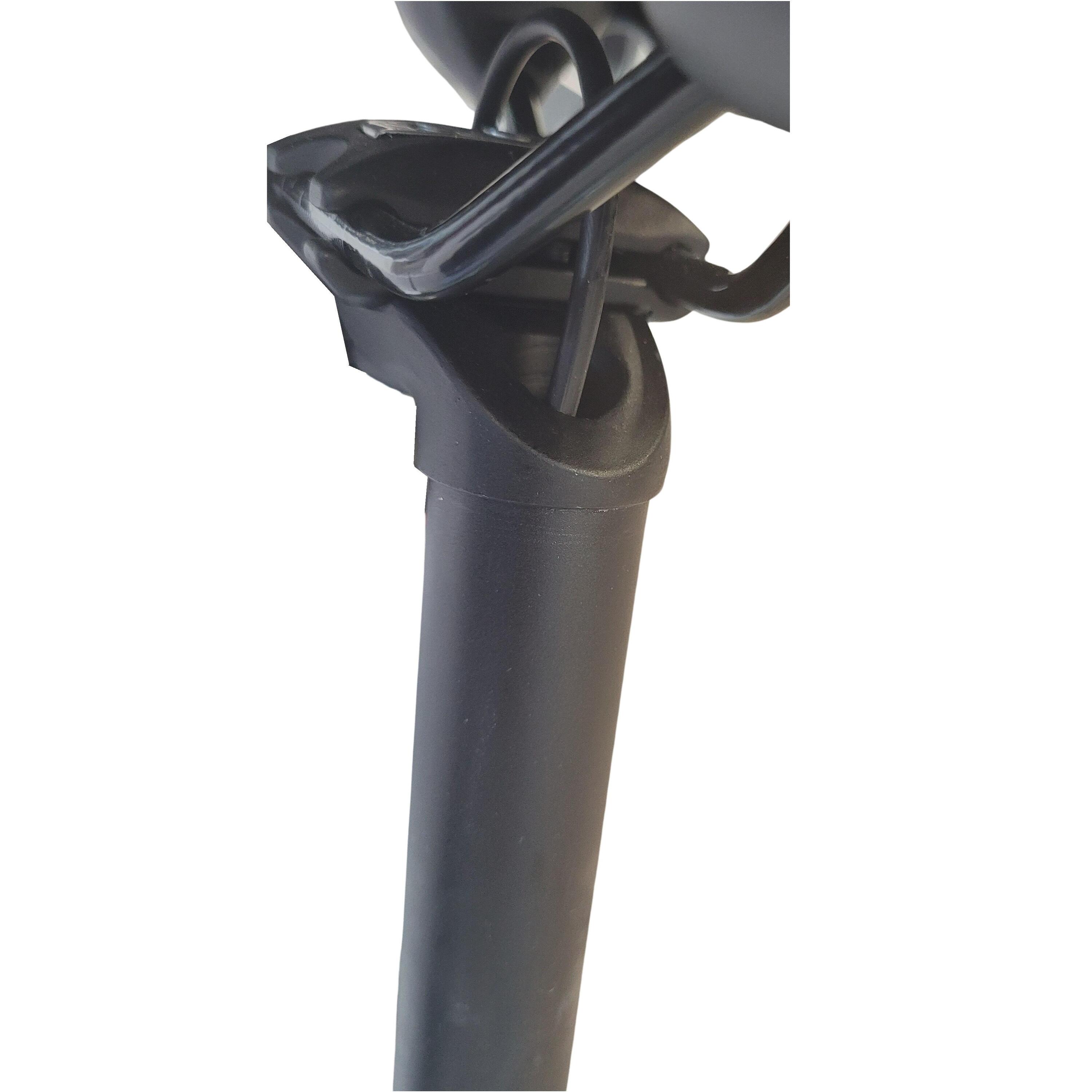 TIGE DE SELLE 28.6MM EN ALUMINIUM 300MM A 400MM A CHARIOT A OUVERTURE POUR CABLE 4/4