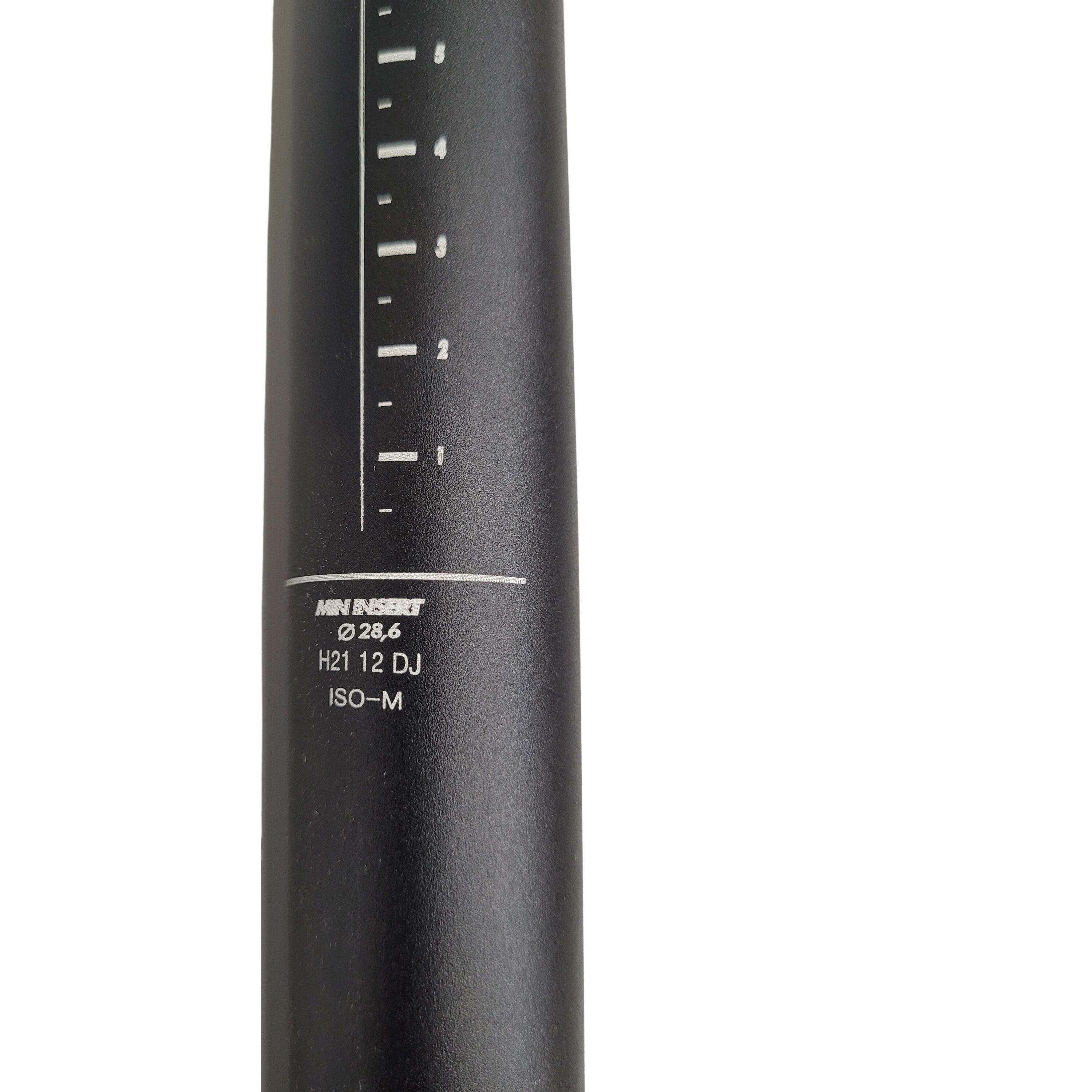 TIGE DE SELLE 28.6MM EN ALUMINIUM 300MM A 400MM A CHARIOT A OUVERTURE POUR CABLE 3/4