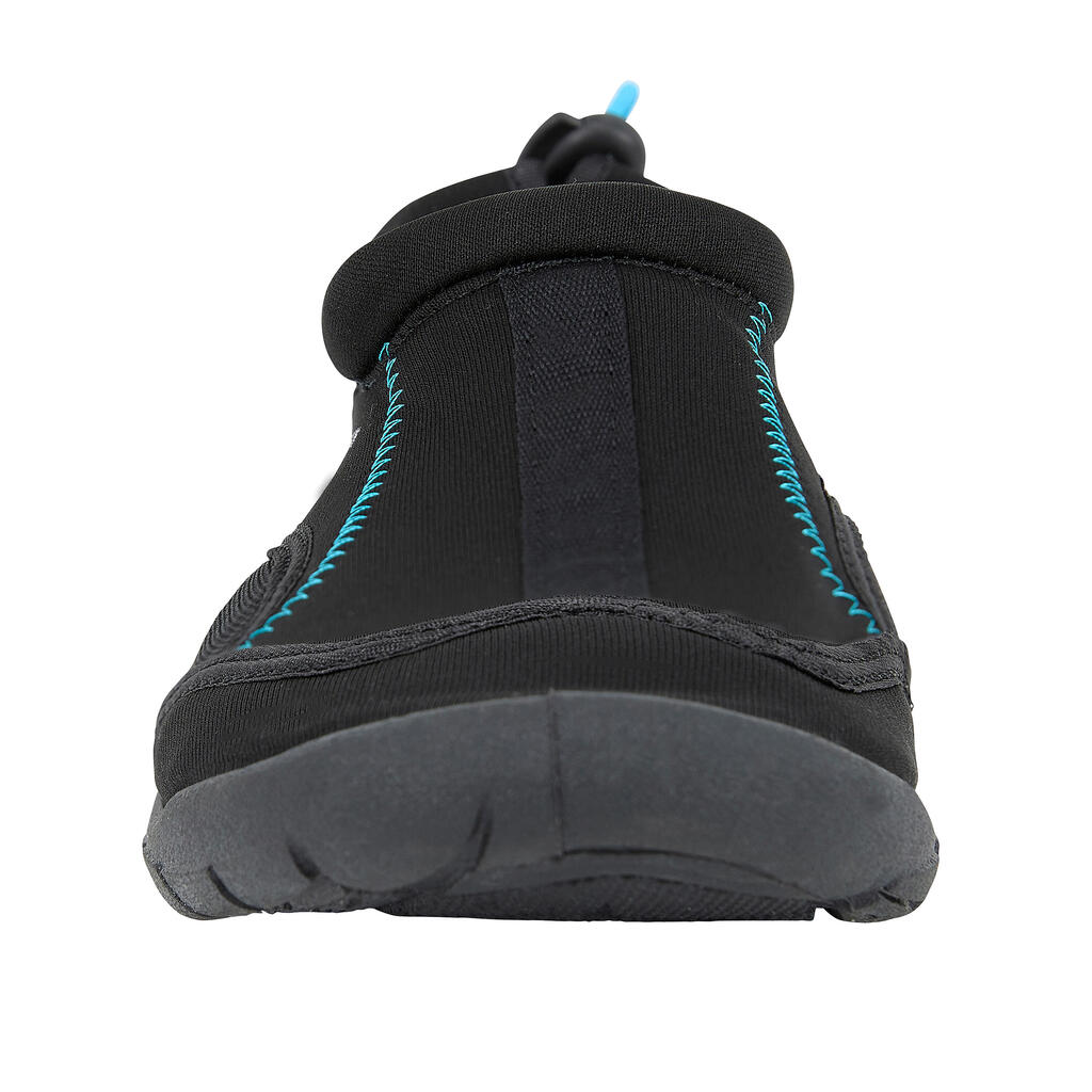 Neoprenschuhe Wasserwandern 2 mm schwarz