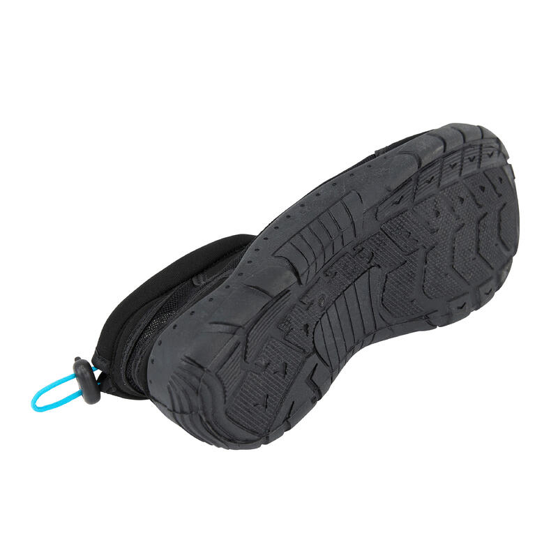 Neoprenschuhe Wasserwandern 2 mm schwarz