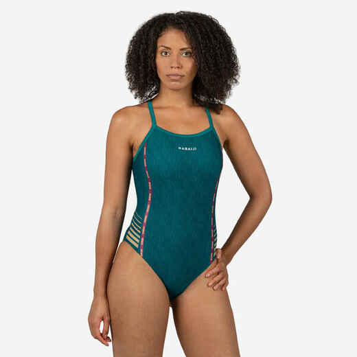 
      Maillot de Bain de Natation une pièce femme Kamyli Mala Petrol
  