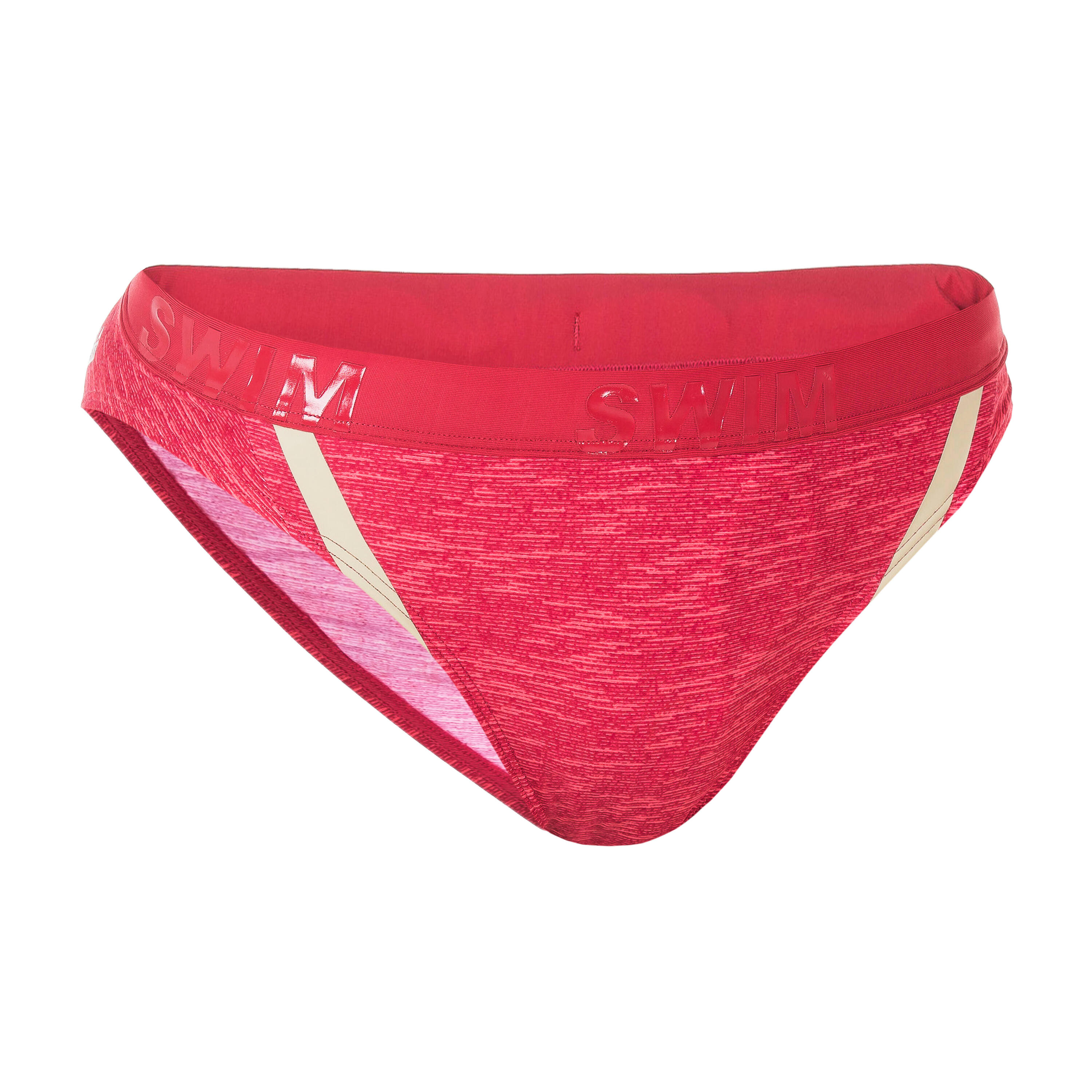 Braga bikini Mujer natación roja Kamyleon 500 4/8