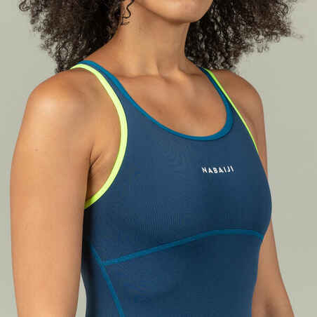 KAMIYE PLUS 500 Women's Swimsuit - Blue/Green