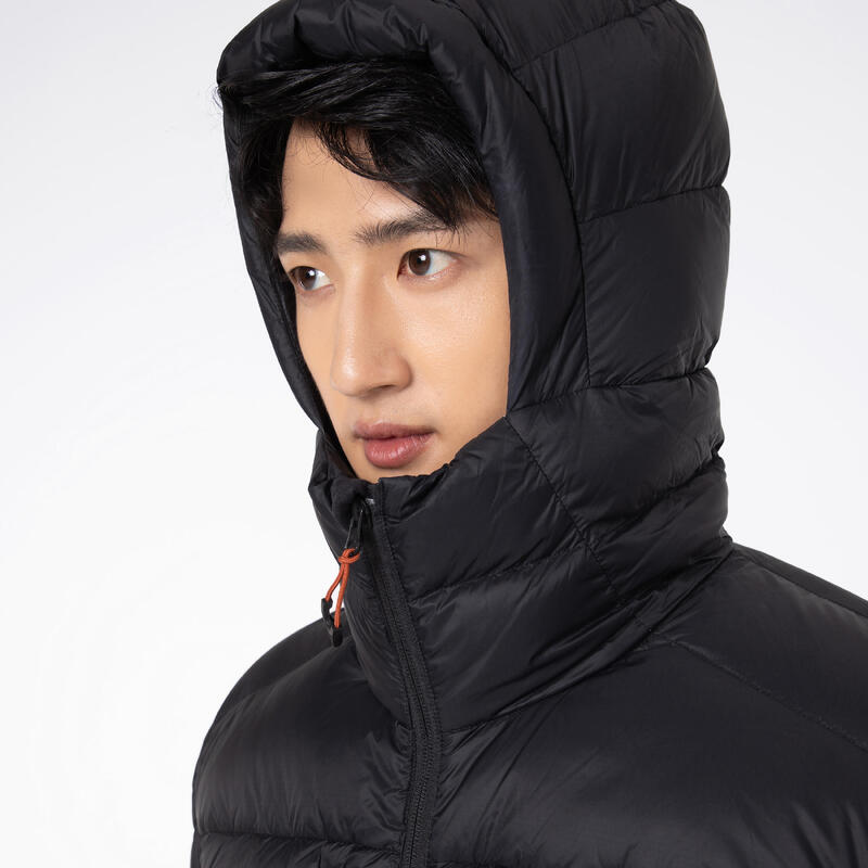 DOWN HOODIE CN22 TREK 500 BLACK