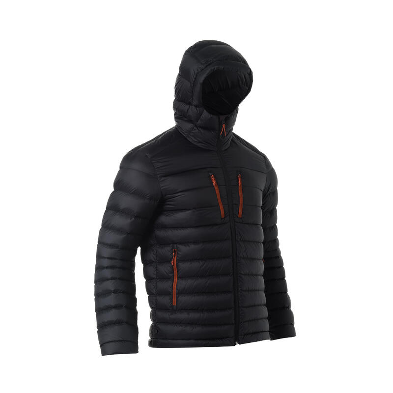 DOWN HOODIE CN22 TREK 500 BLACK