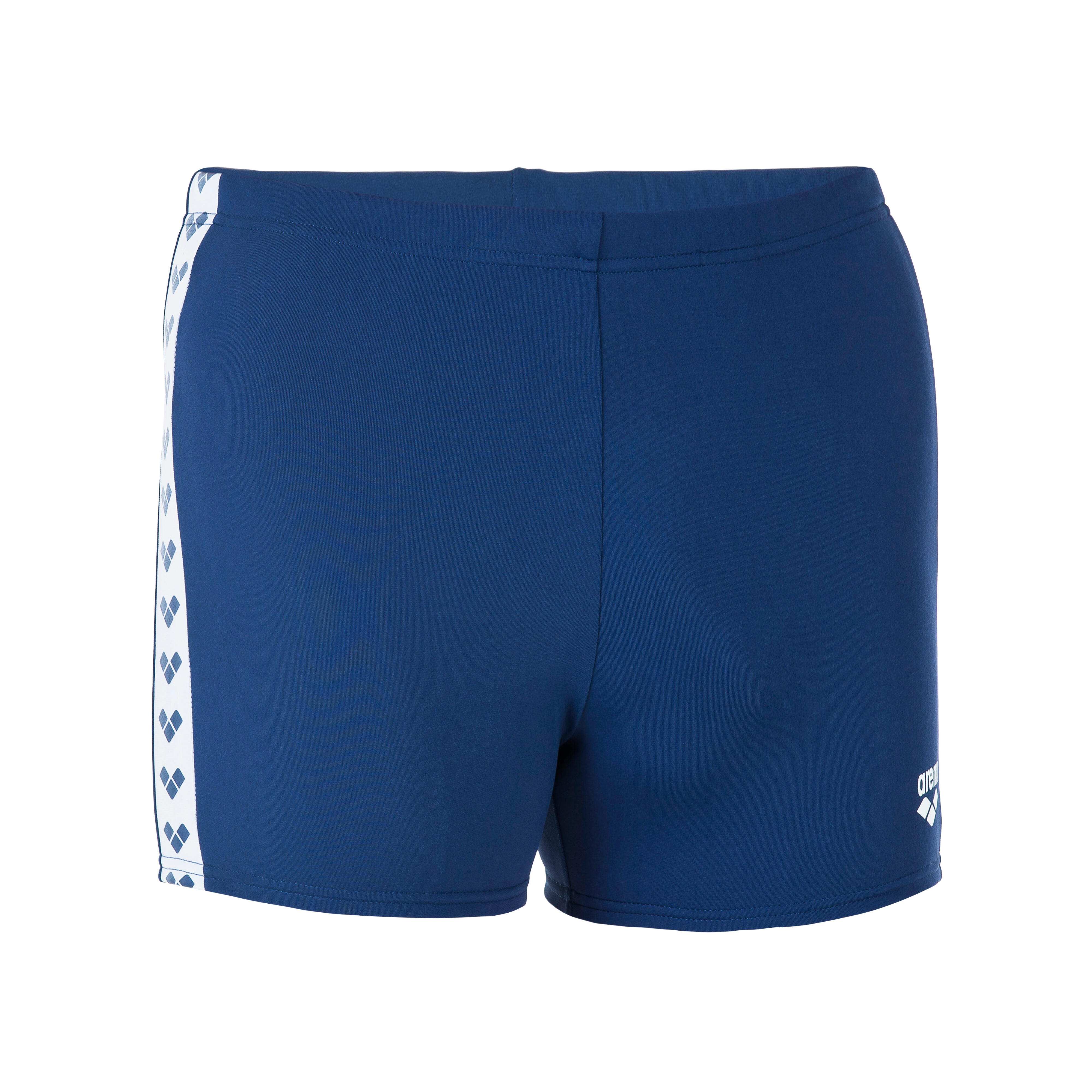 Uomo ARENA Maglia Boxer VINTAGE Blu Bianco