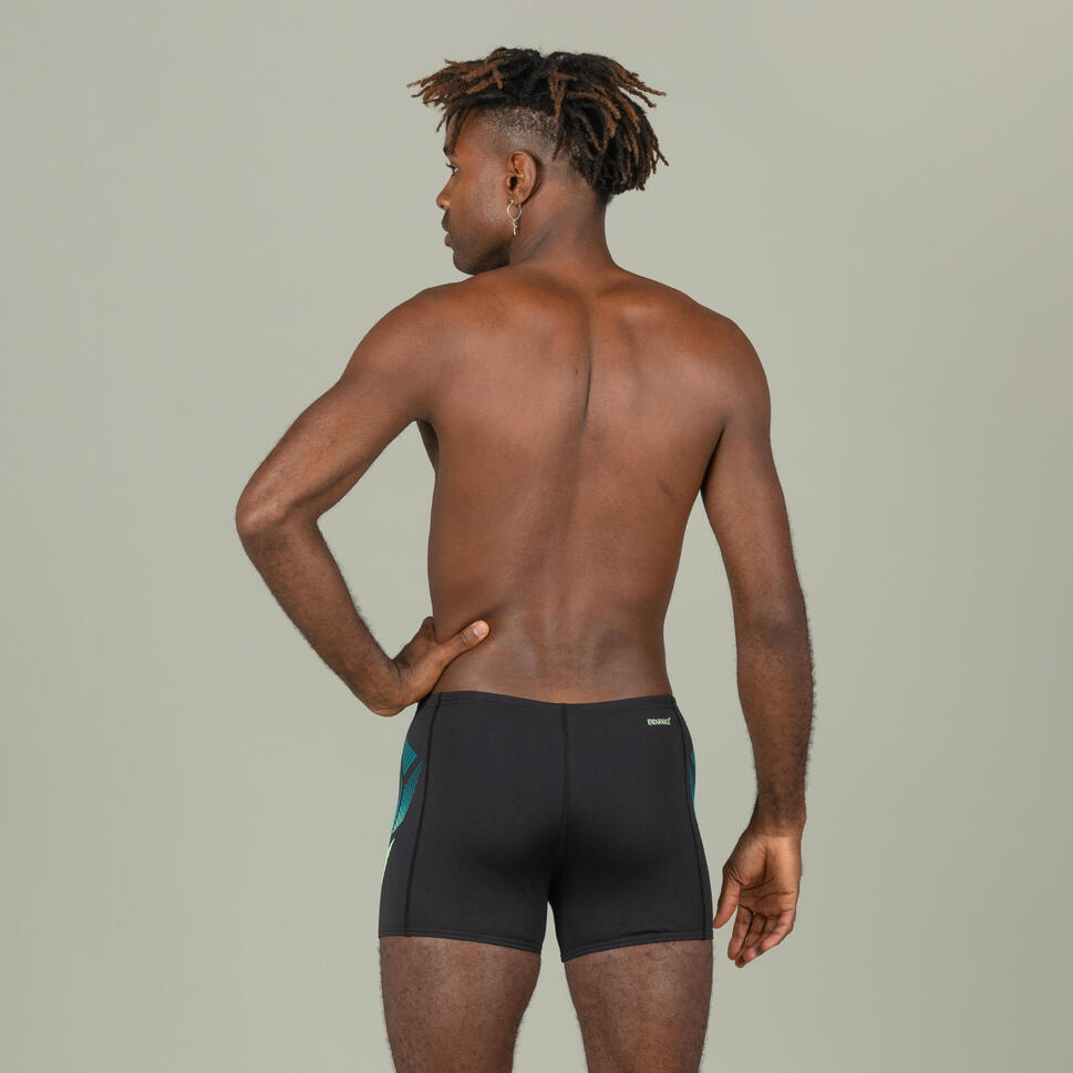 Costume boxer uomo SPEEDO TRICK neroverde SPEEDO DECATHLON