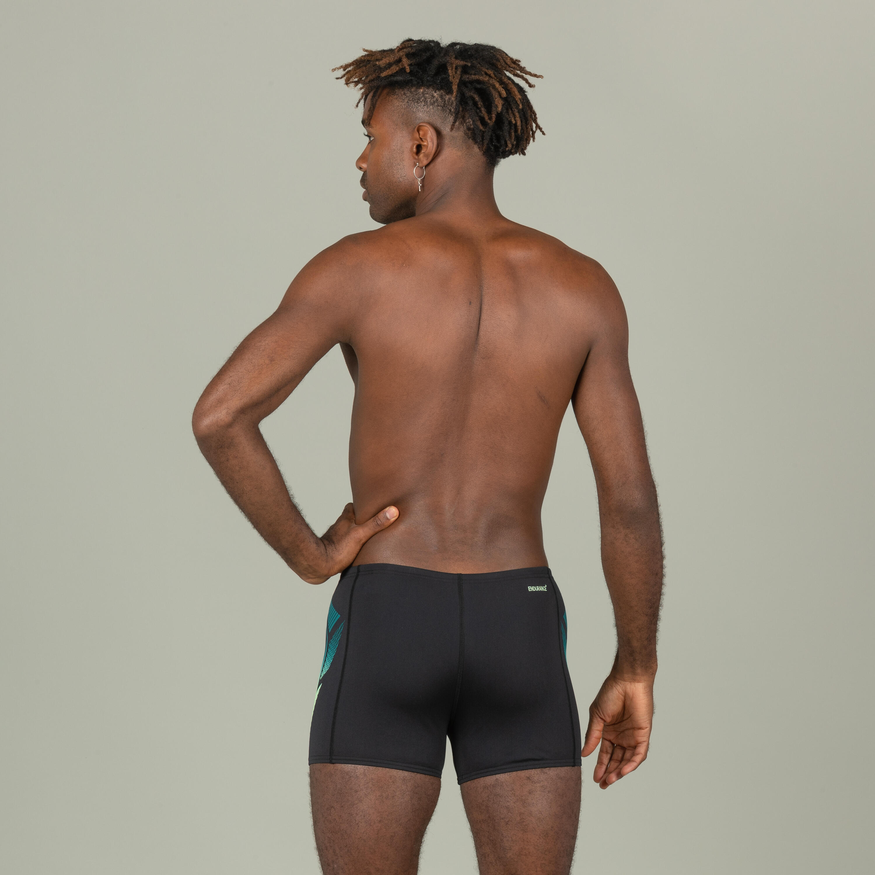 Uomo SPEEDO Maglia boxer TRICK Nero Verde