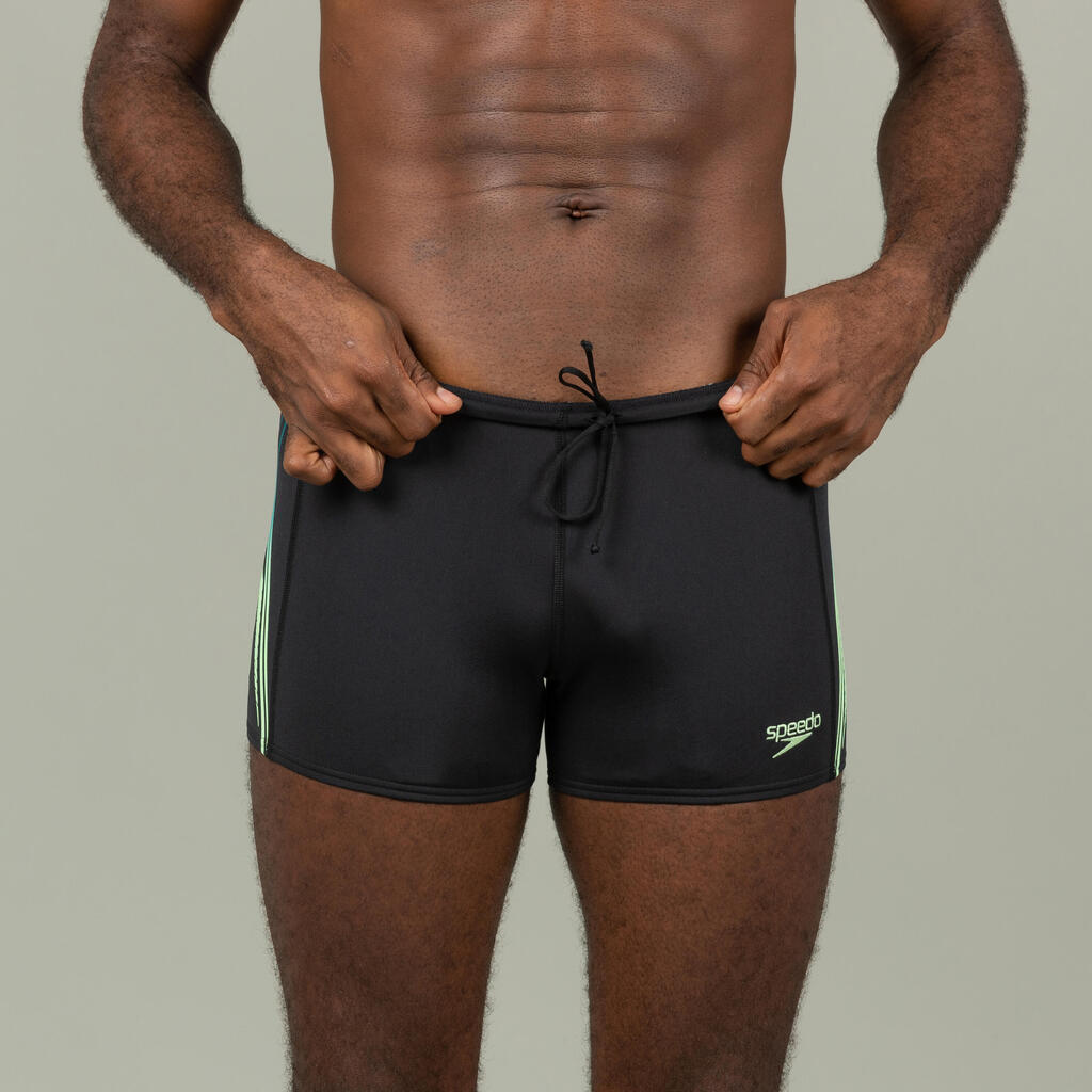 Men's Swimming Boxers SPEEDO TRICK Black Green