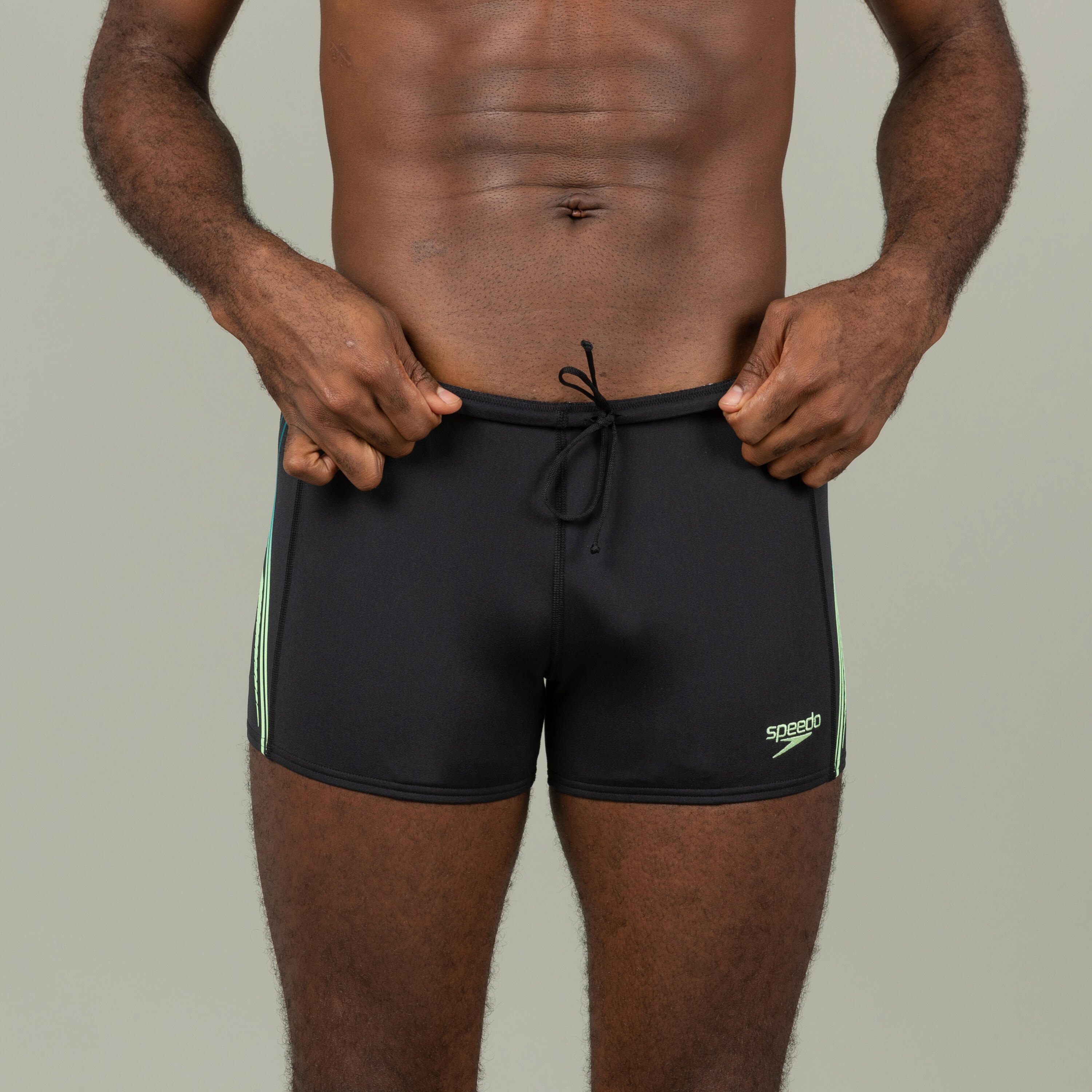 Uomo SPEEDO Maglia boxer TRICK Nero Verde