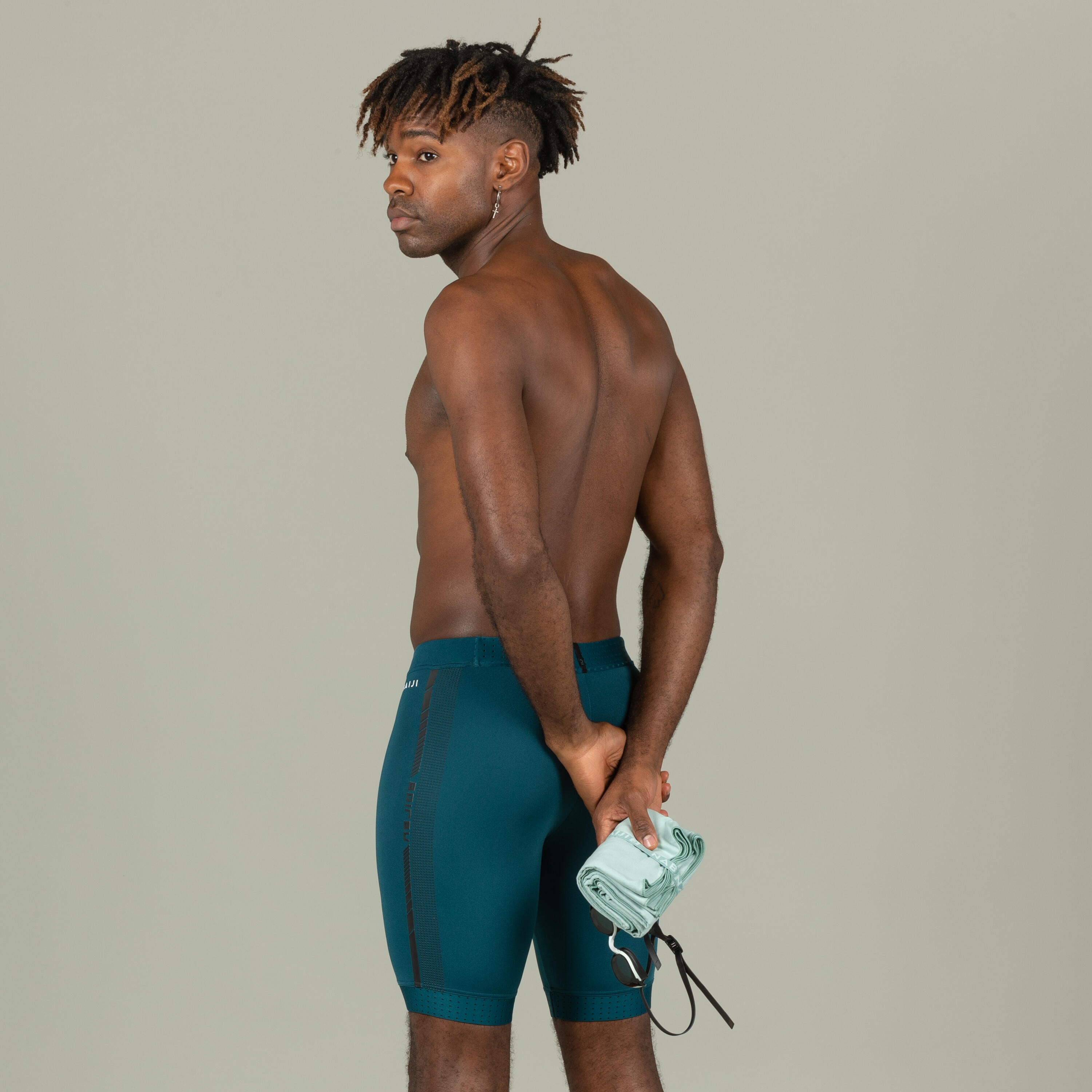 Swimming Jammer - Fiti - NBJ - Black / Turquoise 15/15