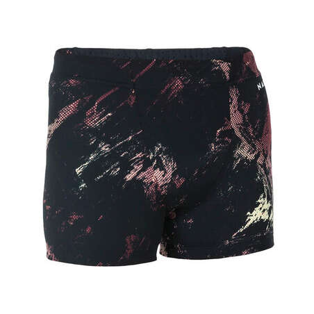 Boxer de Natation Homme - Fiti - Trao Noir / Rouge / beige