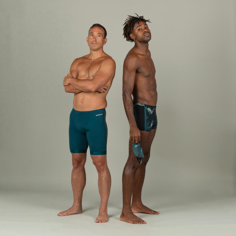 Calções de banho Natação Boxers Yoko - Homem - Trao Preto/Azul