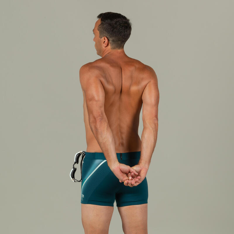 Calções de Natação Boxers - Fiti - Lini Homem Turquesa/Verde