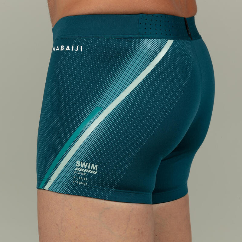 Boxer de bain natation Homme - 500 Fiti lini vert