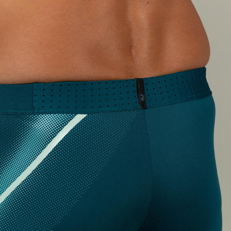 Boxer de Natation Homme - Fiti - Lini Turquoise / Vert