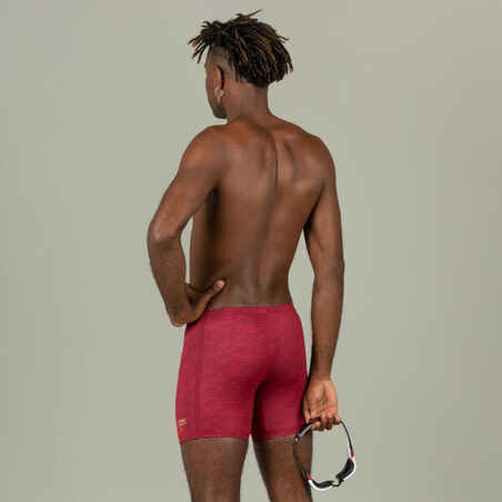 Long Swimming Trunks - Yoko - Mala Red / Beige