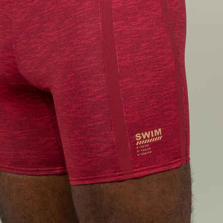 Long Swimming Trunks - Yoko - Mala Red / Beige