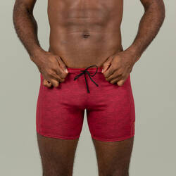 Long Swimming Trunks - Yoko - Mala Red / Beige