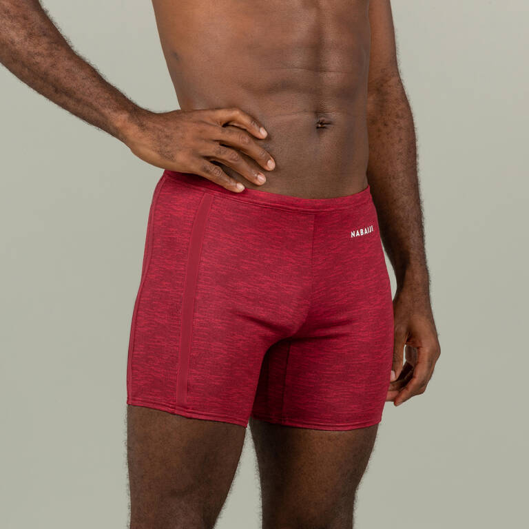 Long Swimming Trunks - Yoko - Mala Red / Beige