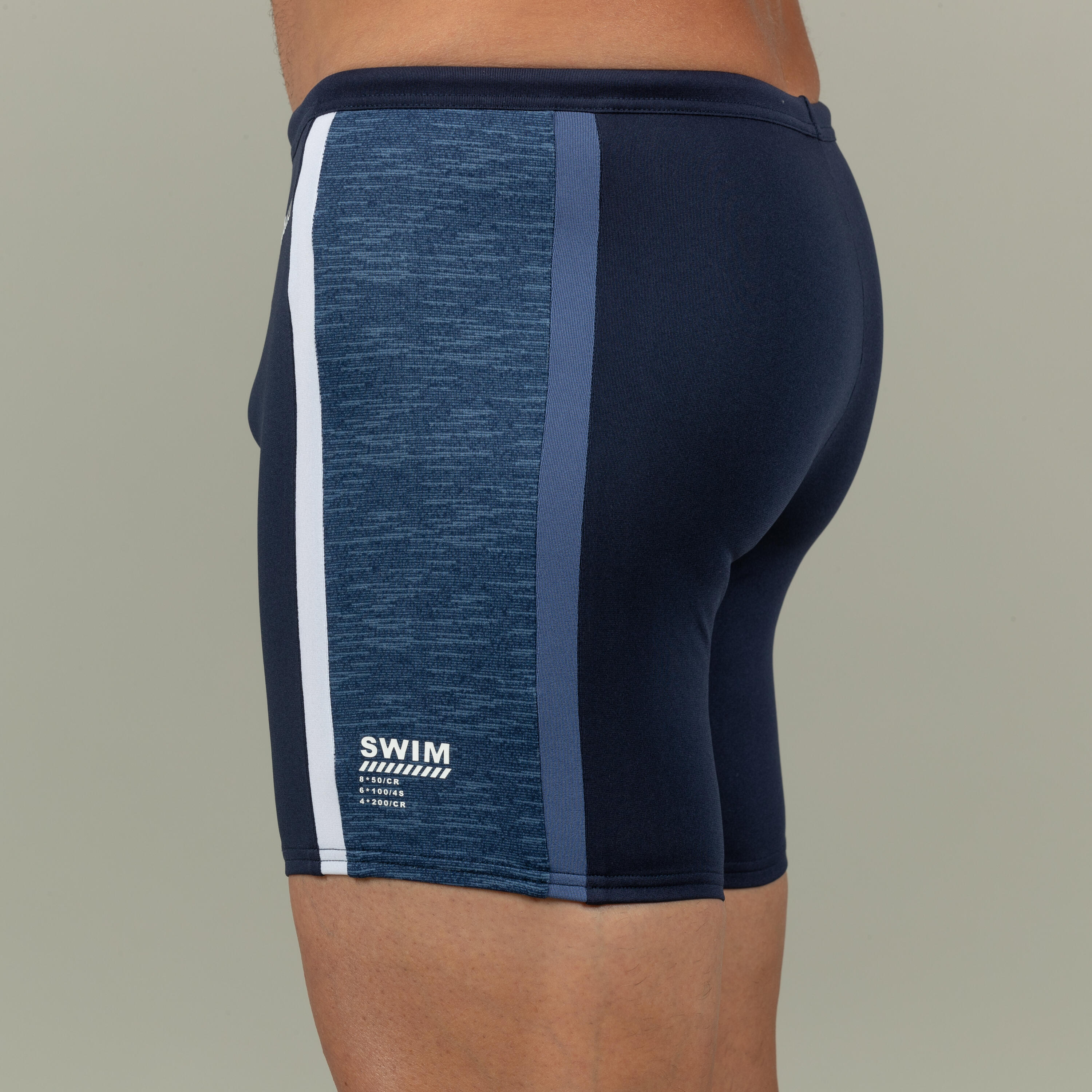 Bañador Hombre natación bóxer azul marino. 4/13