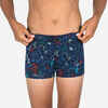 Boy's Swimming Trunks - Fitib - Saur Navy Blue / Orange / Green