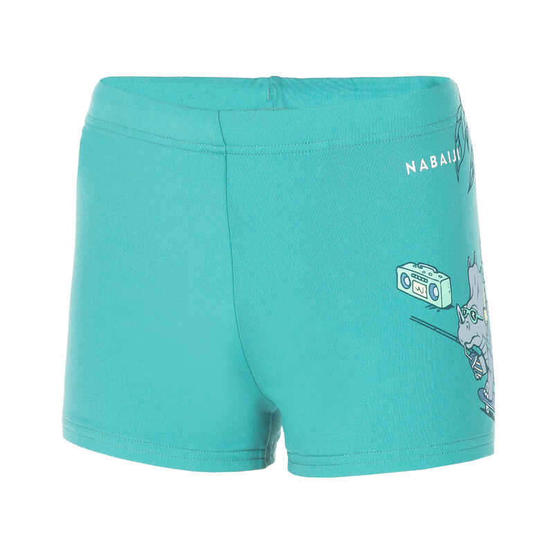 Boy's Swimming Trunks - Fitib - Trice Turquoise / Grey