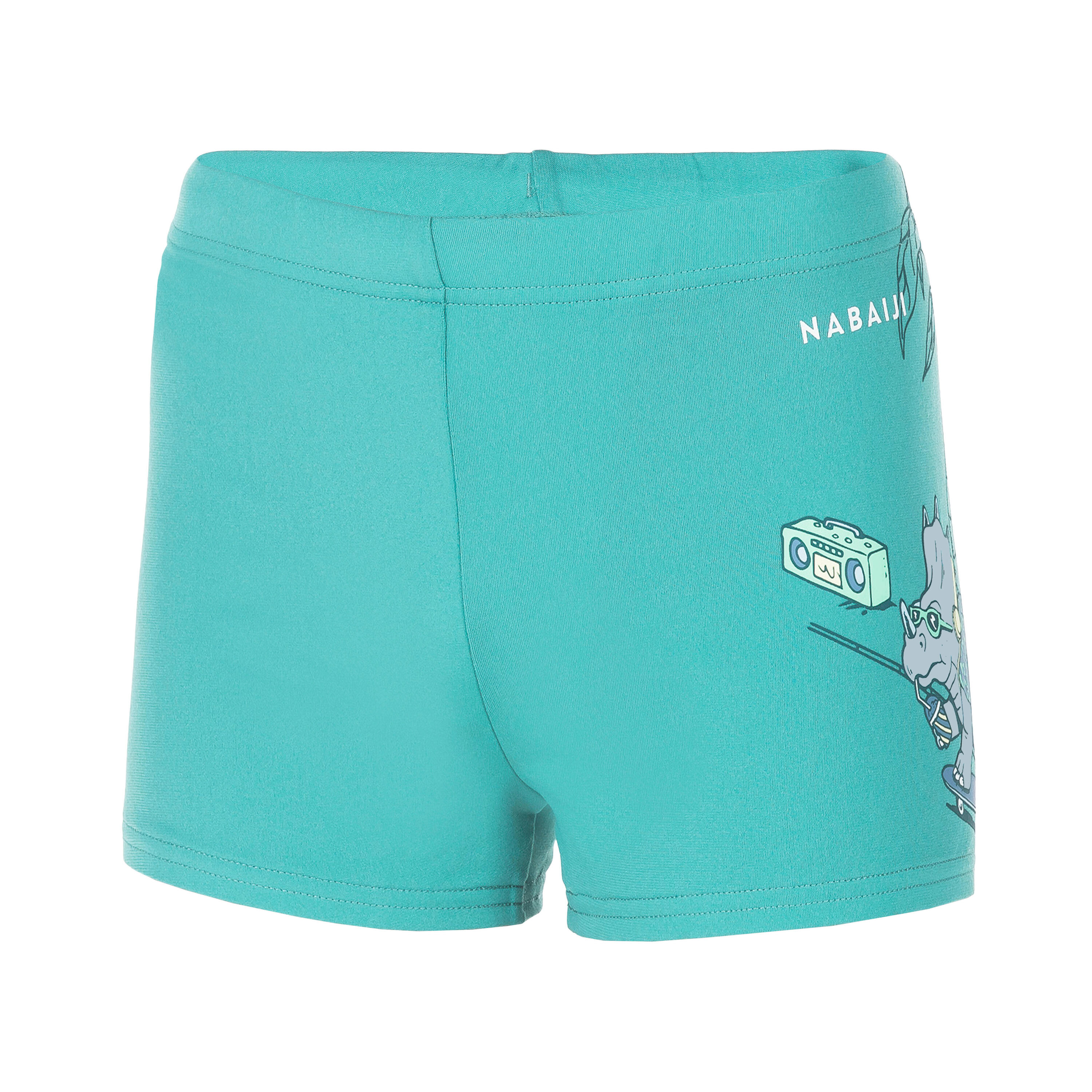 NABAIJI Boy's Swimming Trunks - Fitib - Trice Turquoise / Grey