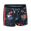 Boy's Swimming Shorts - Yokob - Spor Black / Orange