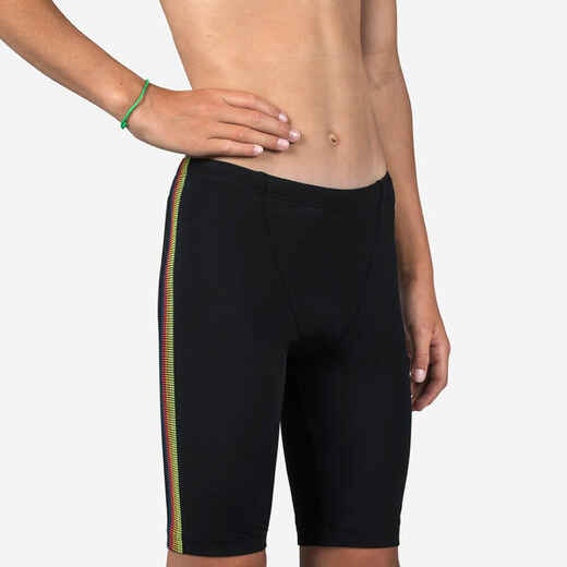 
      Jammer de Natation Garçon - Fitib - Noir / Jaune fluo
  