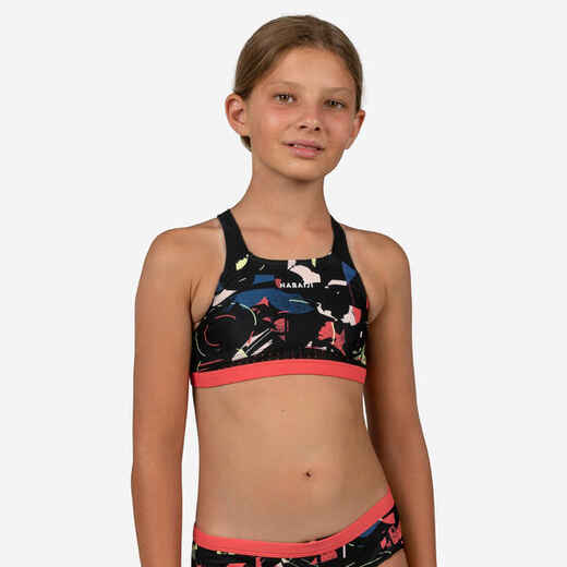Girls Swimming Swimsuit Bottoms Lila Marg Red