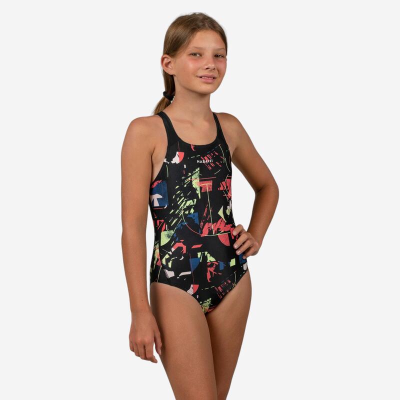 KAMYLEON 500 Girl's Swimsuit - Sport black