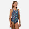 Girl's One-Piece Swimsuit Kamiye Dino Print