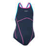 Jednodijelni kupaći kostim Kamiye+ otporan na klor za djevojčice plavi