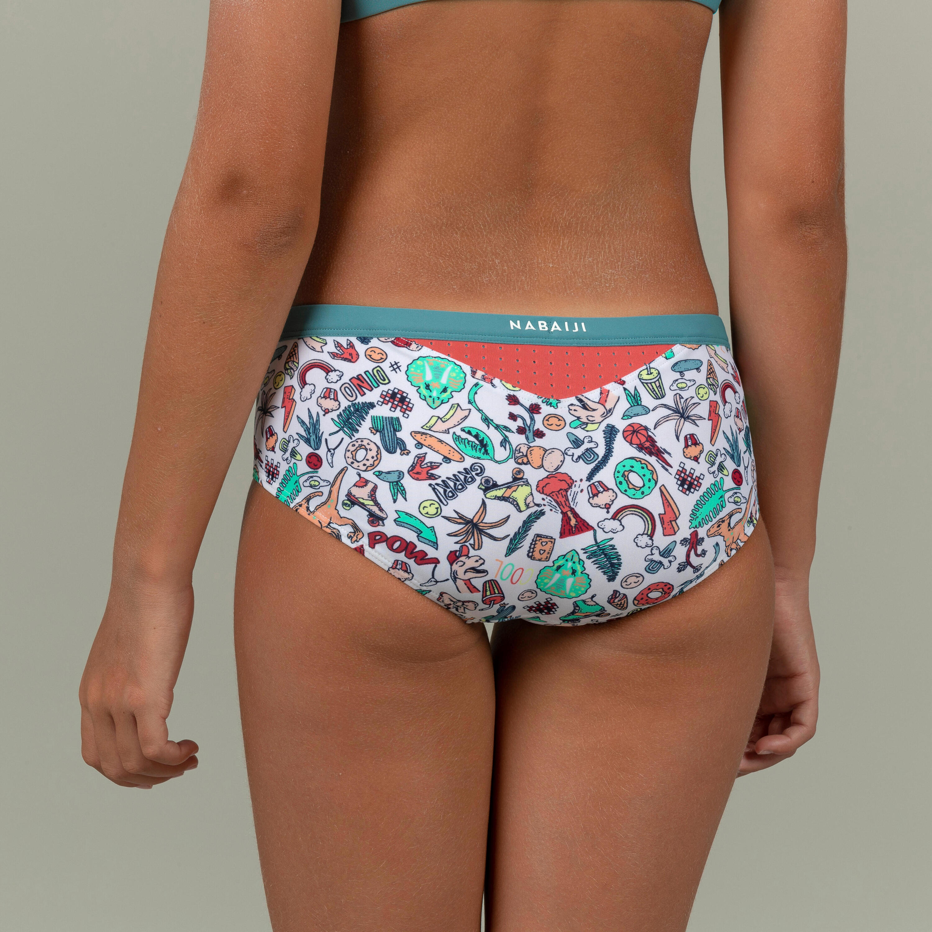 Girls' Swimsuit Bottoms Kamyleon Dino 3/3