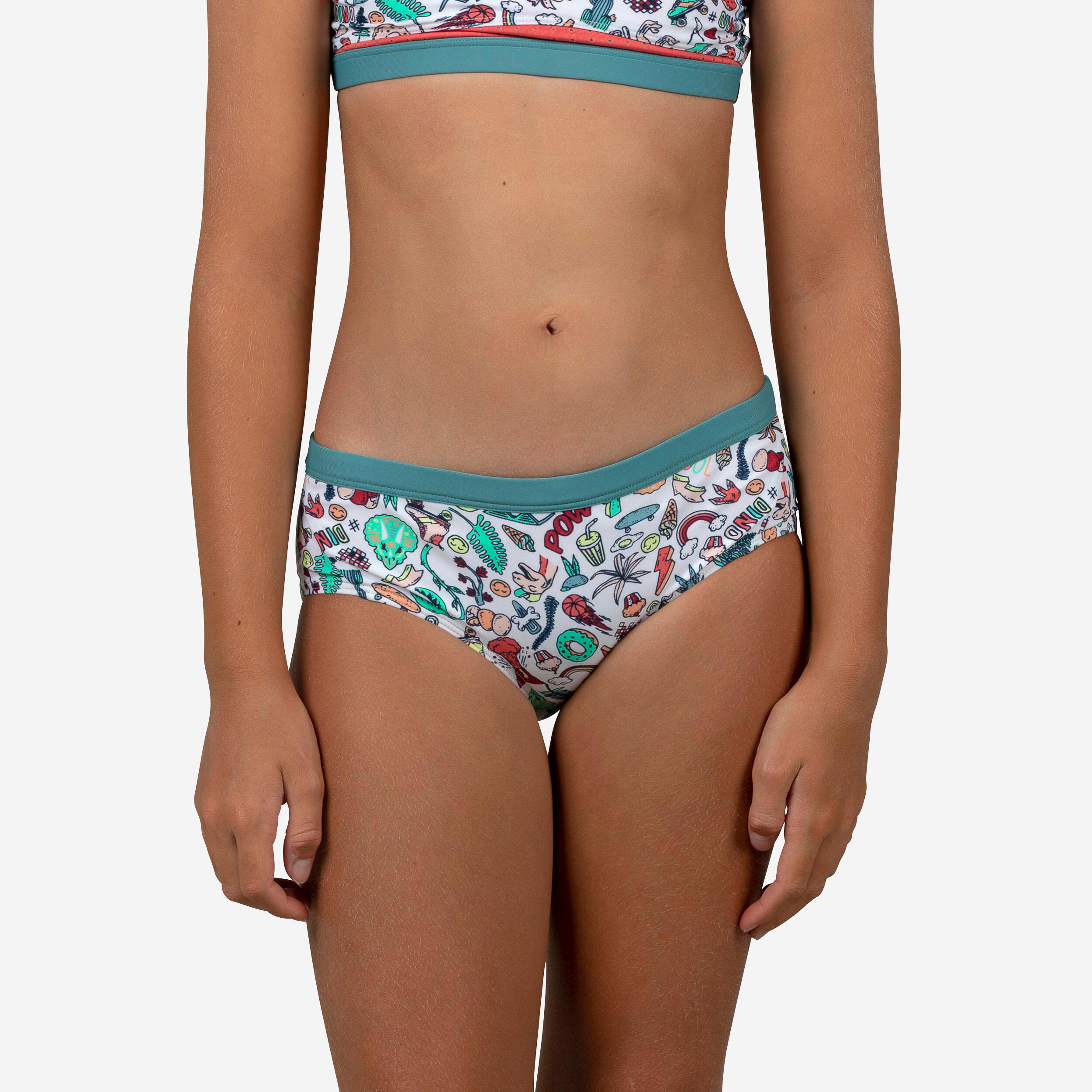 NABAIJI Girls' Swimsuit Bottoms Kamyleon Dino