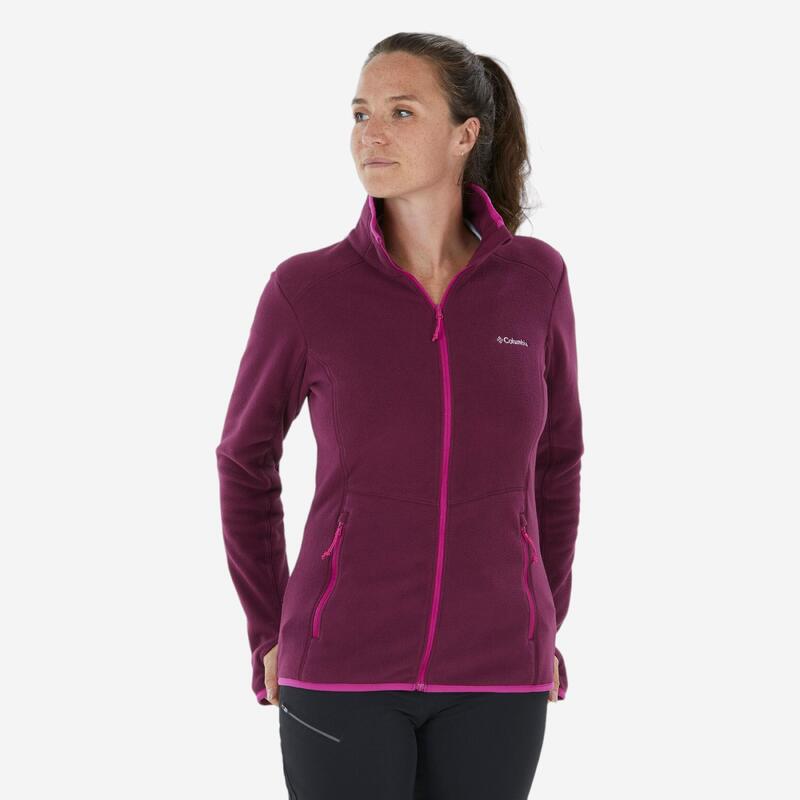 Chaqueta polar montaña y trekking Mujer Columbia Violet