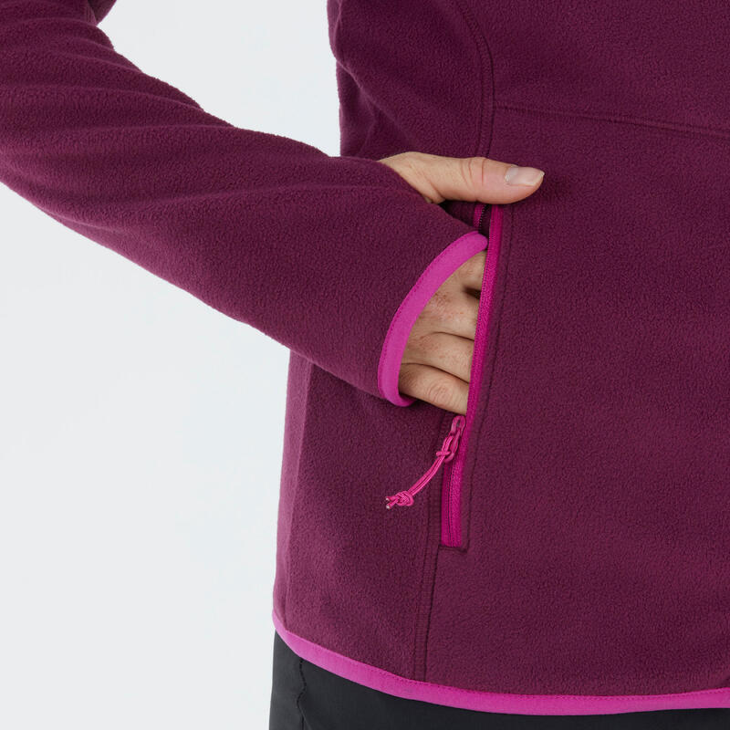 Chaqueta polar montaña y trekking Mujer Columbia Violet