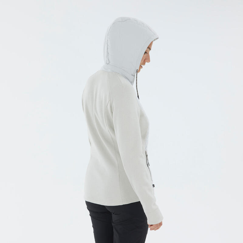 Hybride hoodie voor wandelen dames NH500