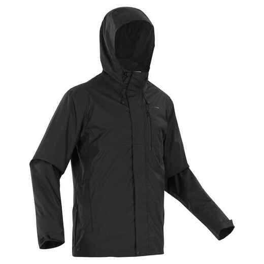 
      Regenjacke Herren wasserdicht Wandern - NH500 schwarz
  