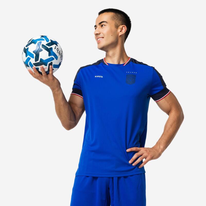 CAMISOLA DE FUTEBOL ADULTO FF500 FRANÇA 2024